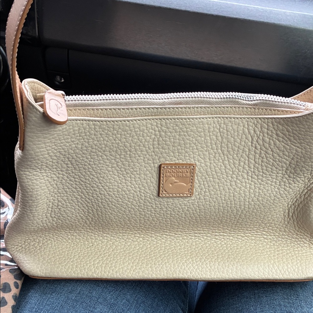Dooney & Bourke Tan Leather Shoulder Bag